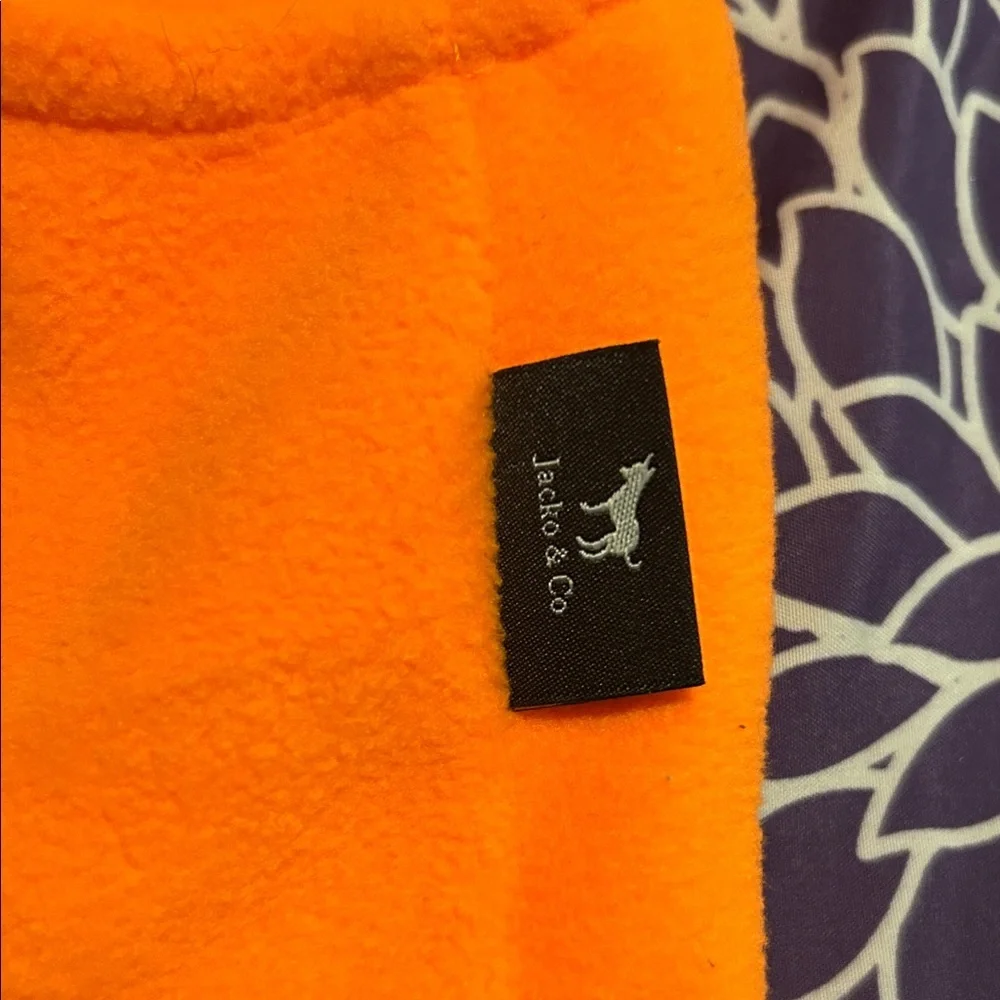 Vibrant Orange Dog Safety Vest New